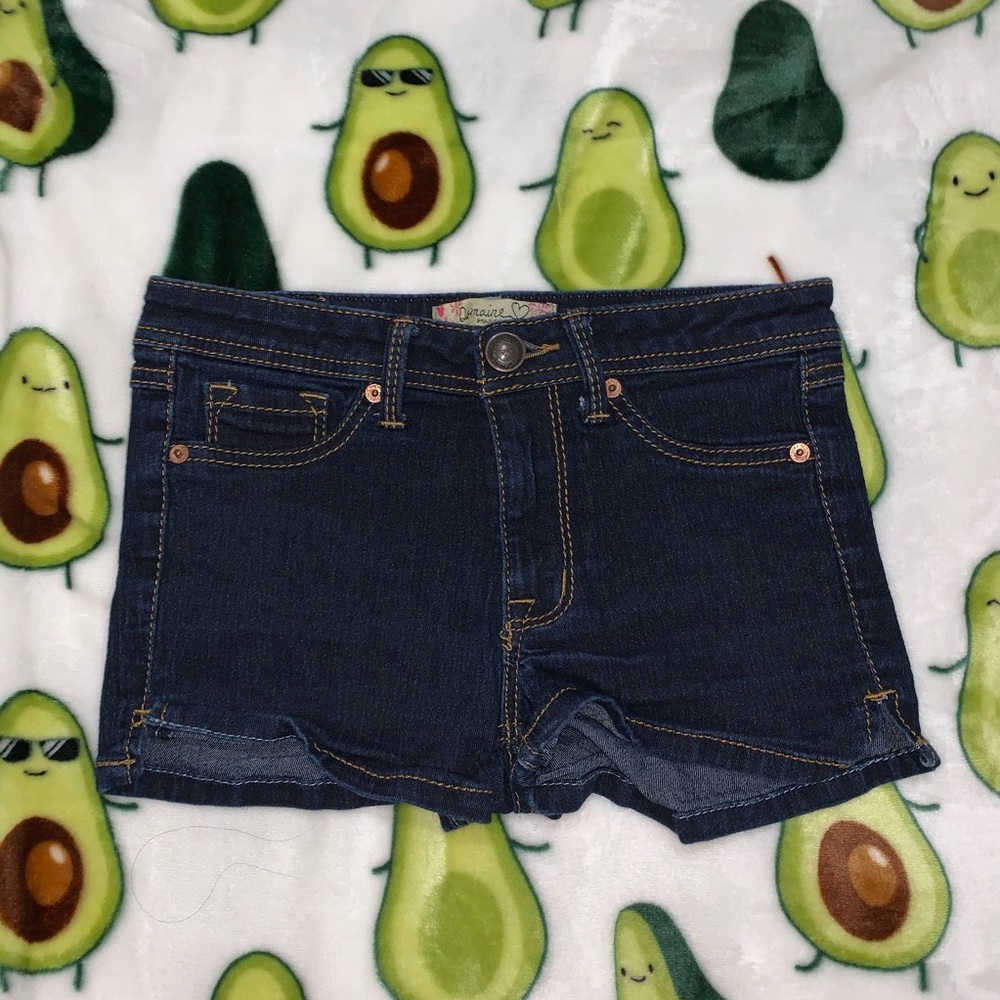 Dark Denim Shorts